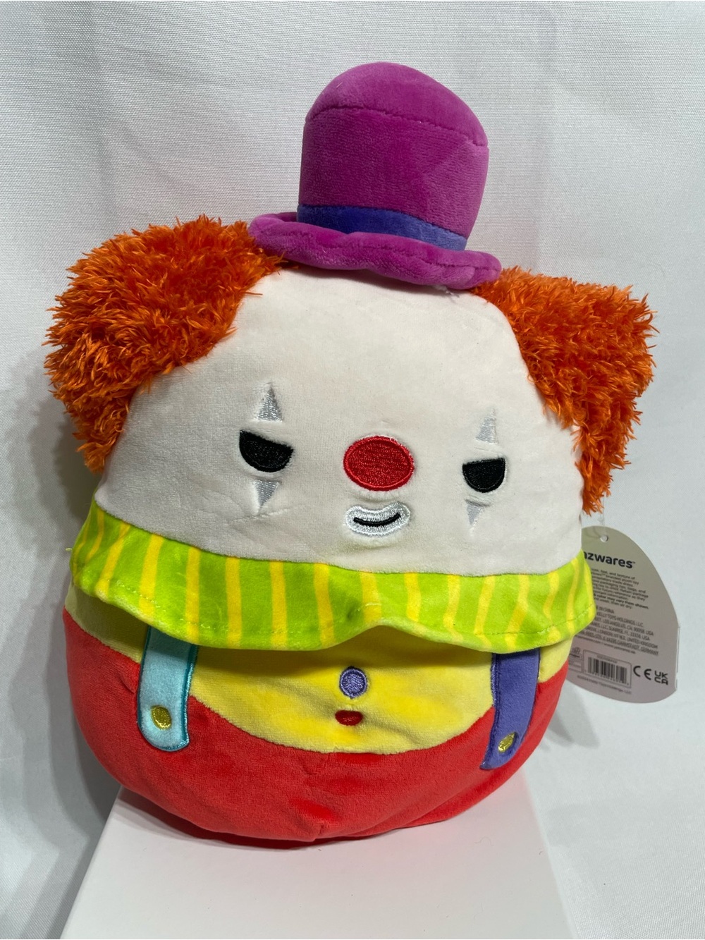 Rare 8” Select Series: Bimbi the Clown Squishmallow plush NWT NEW
